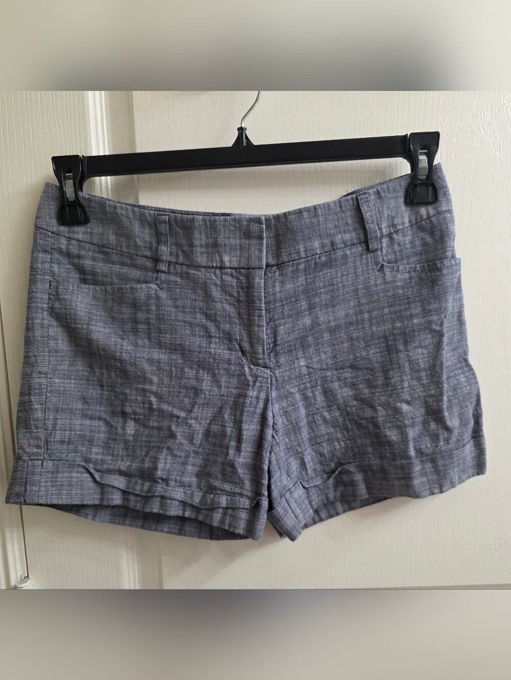 Express Women's Heathered Blue Shorts